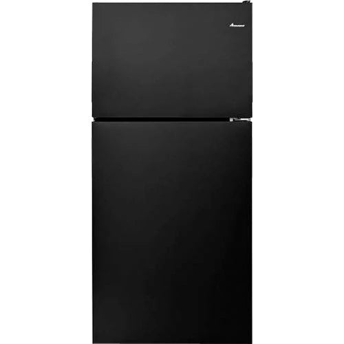 18 Cu. Ft. Top - Freezer Refrigerator Black, Kitchen Appliance for Home Kitchen & Office