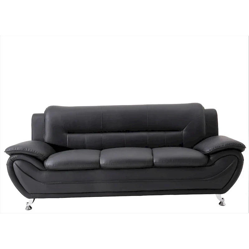 3 Piece Living Room Sofa Set with Upholstered Seating and Modern Design